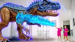 Dinosaurs Come to Life in Our Home! 🦖🏠 | A Dinosaur Adventure for Kids! 💥