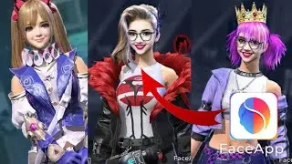 How to Edit in Free Fire Smile Face Free Fire Character Smile Face use in Face App Editing Tutorial