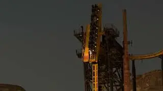 Iron Rattler (راتلر) - Facing First Drop Off-Ride 🎢 | Six Flags Qiddiya City