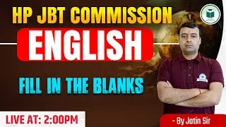 HP JBT Commission | English | Fill in the Blanks | Most Expected MCQs | Civilstap Teaching Exam