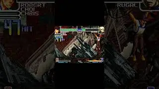 Robert, Choi & Chris vs Rugal - KOF 2002 Hack  #arcadegameskof #kof2002plus #kof2002magicplus2