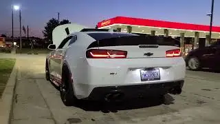 2016 Camaro SS.  Kooks headers, Hooker exhaust, cold air inductions intake.