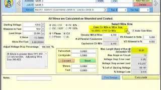 THOR: Voltage Drop Calculator