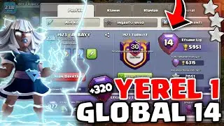 TÜRKİYE 1.CİSİ OLDUM!!! - EFSANE LİG SAVAŞLARIM - CLASH OF CLANS