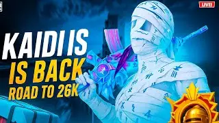 Platinum To Conqueror Rank Push Live Kaidi is live road to 26k #bgmi #kaidigamingyt #scrims #bgmi