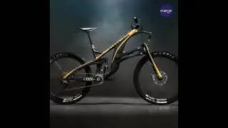 Mountain bike with unique, front-end linkage suspension design