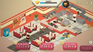 Burger Frenzy Idle Tap Gameplay