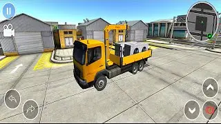 A Crane Truck Installed A Fan - Drive Simulator