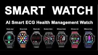 EpochTec ECG smartwatch for senior #healthandwellnessforseniors #bluetoothwatch #healthmonitor