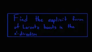 Lorentz boost from infinitesimal Lorentz boosts: Unedited exercise attempt