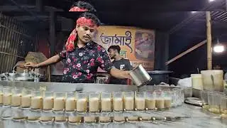 Exploring Bangladesh's Famous Malai Tea at Jamai Tea Stall - A Must-Try for Chai Tea Lovers
