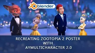 Recreating Zootopia 2 Poster with AYMultiCharacter 2.0