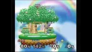 SSBM amfdestroyer+Avenger (Falco+Fox) v ZAV+shadowstalkercnl (Luigi+Sheik) on Dream Land (N64)
