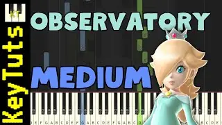 Rosalina's Comet Observatory [Super Mario Galaxy] - Medium Mode [Piano Tutorial] (Synthesia)
