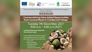 ITC-CARDI Coconut Waste in Trinidad and Tobago: 3 Coconut Compost & Biochar  Production