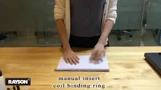manual insert coil binding ring
