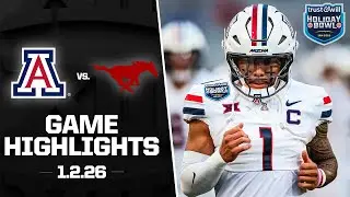 #17 Arizona vs. SMU Game Highlights | Trust & Will Holiday Bowl