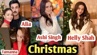 Ashi Singh, Alia Bhatt, Helly Shah Christmas Celebration | Ashi Singh Christmas