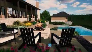 Hill Country custom backyard