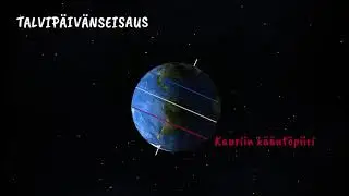 Vuodenajat vaihtuvat maapallolla