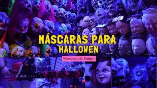 Dónde comprar MÁSCARAS ORIGINALES 🎃💀 para Hallowen - Mercado de Sonora CDMX