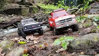 Small Scale RC Trail FUN! Panda Hobby RC X2T & Axial SCX 24.