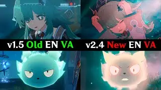 Huohuo & Tail's EN VA changes (Old vs New) cutscene