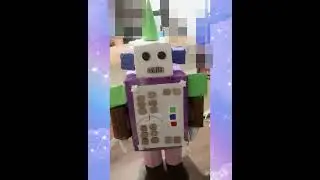 Robot using solid figure #shape#solid figure#Math#geometry#Robot🤓