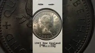 1963 New Zealand 🇳🇿 1 shilling #history #coin #coincollecting #newzealand