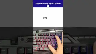 Word Shortcut: Type the &lsquo;Approximately Equal&rsquo; &asymp; Symbol in Seconds