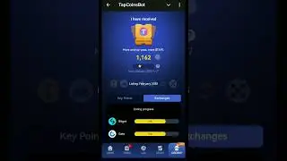 🔥Tap Coin:🔥 Аирдроп уже близко #tapcoins #listing #листинг