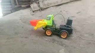 RC truck climbing a hill challenge
