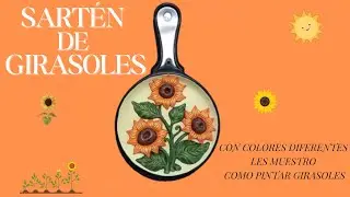 UTILIZO OTROS COLORES PARA PINTAR GIRASOLES. TE MUESTRO COMO HACERLO!