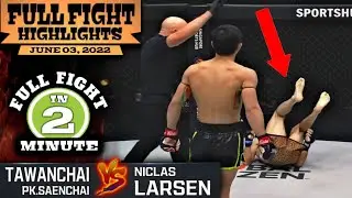 ONE 158: Tawanchai VS Larsen - Thailand VS Denmark | FULL FIGHT HIGHLIGHTS | June 03, 2022