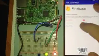 Android Things with LED:s connected to Firebase Cloud Messaging
