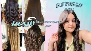 One Tool, 5 Hairstyles! 😍 | Havells 5 in 1 Multi Styling Kit Full Demo 💇‍♀️| BY SNEHA SONI