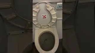 Ops test of lav flash and water of sink #aircraftmechanic #airplane #aviation #trending #fyp