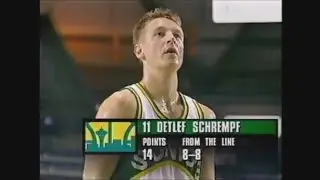 Detlef Schrempf 24 Points 8 Ast Vs. Bulls, 1994-95.