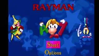 Rayman Junior (Level 1, PSone) &ndash; Intro & Title Screen