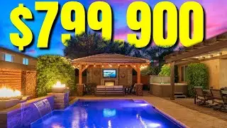 Inside a LUXURY Gilbert Arizona Home with PRIVATE POOL | 1453 E Flamingo Way Gilbert Arizona