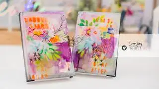 Cover Story Class Lesson 3: The one where we start with deep violet ink splatters.