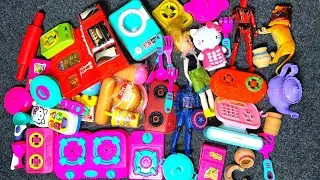 6:35 Satisfying with Unboxing Cute Princess Bed & Swing Slide Collection Toys Review | ASMR