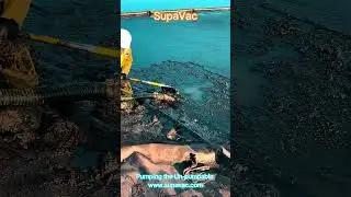 SupaVac is effortlessly sucking up stones, sand, oil and dirt