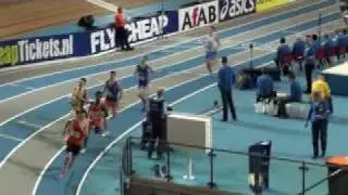 Finale 800m junioren A, NK indoor 2010