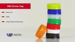 38mm DBJ HDPE Tamper Evident Screw Caps | U.S. Plastic Corporation&reg;