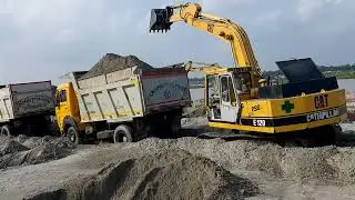 EXTREME SANDY SOIL LOADING with 3 JCB 3dx and Tata 2518 Truck! 53