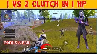 1 vs 2 clutch in 1 HP || Livik best clutch in BGMI || #Bgmi #rahishgamer