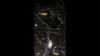Hail storm in Houston causes damage to car