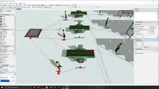 Flexsim 05 Conectar a los operadores Almacén