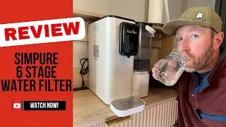 SimPure Y9A Countertop RO Water Filter Review &ndash; 6-Stage Purification, No Installation Needed!